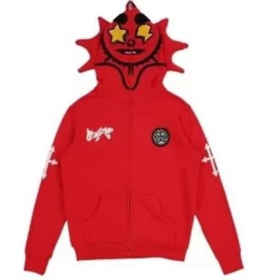 GLOGANG full zip up hoodie